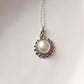 Elegant Boho Fresh Water Pearl Silver Pendant