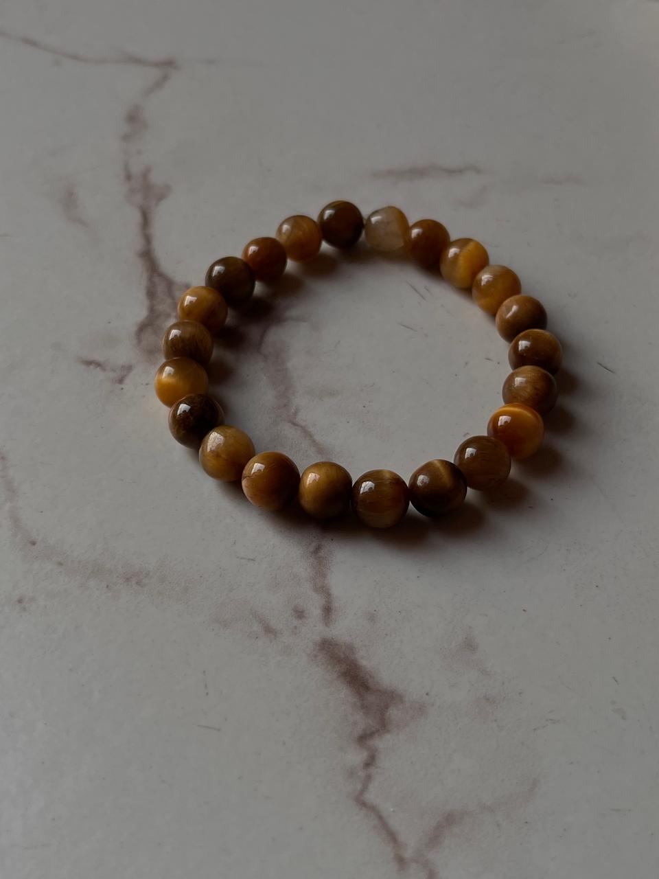 Handmade Cat's Eye Crystal Bracelet 8MM