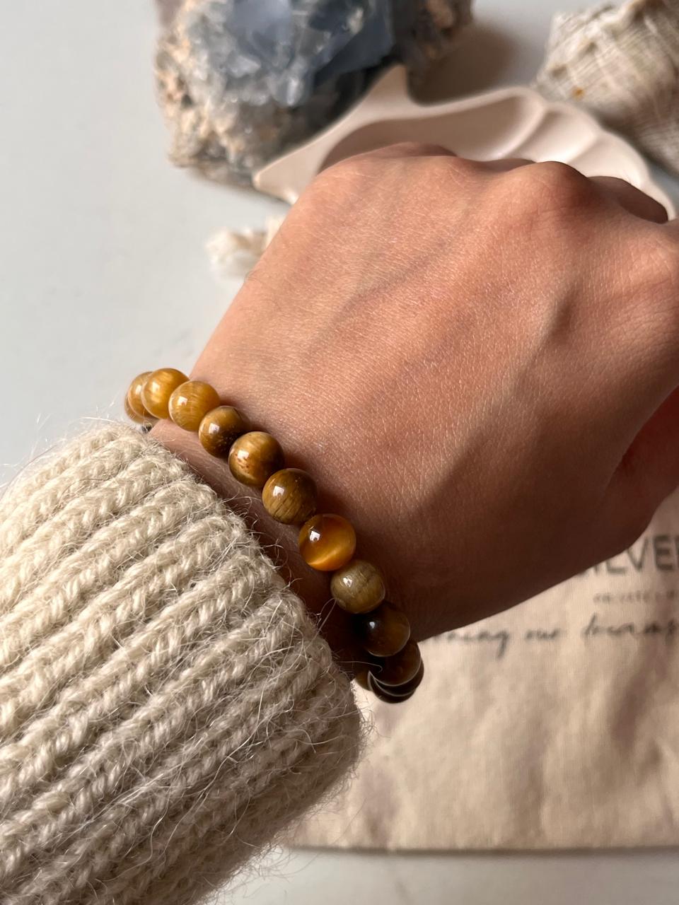 8MM Cat's Eye Gemstone Bracelet