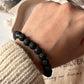 8MM Black Lava Gemstone Bracelet 
