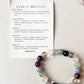 Intention anxiety 8MM natural crystal bracelet