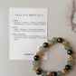 Intention Success 8mm Natural Crystal Bracelet with empowering stones