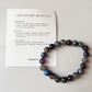 Intention Friendship 8mm Natural Crystal Bracelet with healing stones