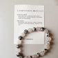 Intention compassion 8MM natural crystal bracelet