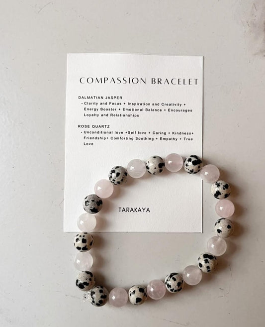 Intention compassion 8MM natural crystal bracelet