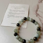 Intention Luck and Finance 8mm Natural Crystal Bracelet with healing stones