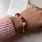 8MM natural crystal bracelet designed to boost confidence