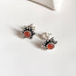 Carnelian rawa 925 sterling silver earring