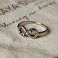 Moonstone Infinity Sterling Silver Ring