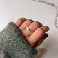 Elegant 3 Stone Fresh Water Pearl Silver Ring