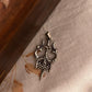 Handcrafted Trishul Damru Big Pendant in 925 Silver