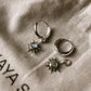 Sunshine Moonstone Plain 925 Silver Huggies for Elegant Style