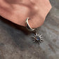 925 Silver Huggies with Sunshine Moonstone for Modern Jewelry