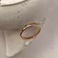 Gold Vermeil Eclipse white topaz band ring