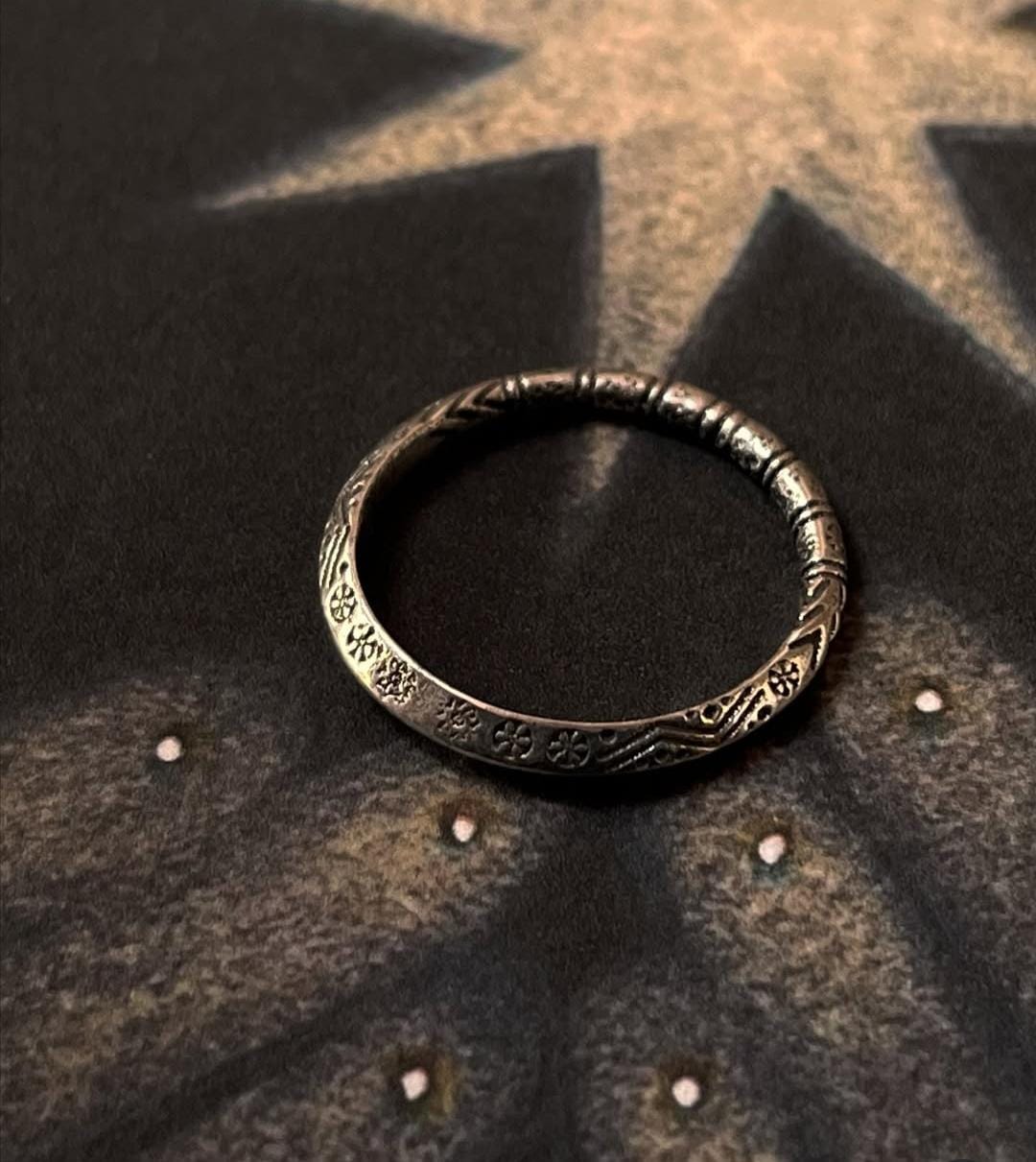 Tribal Edge 925 Silver Ring for Bold Style