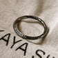 Elegant Tribal Edge Ring in 925 Silver for Statement Jewelry
