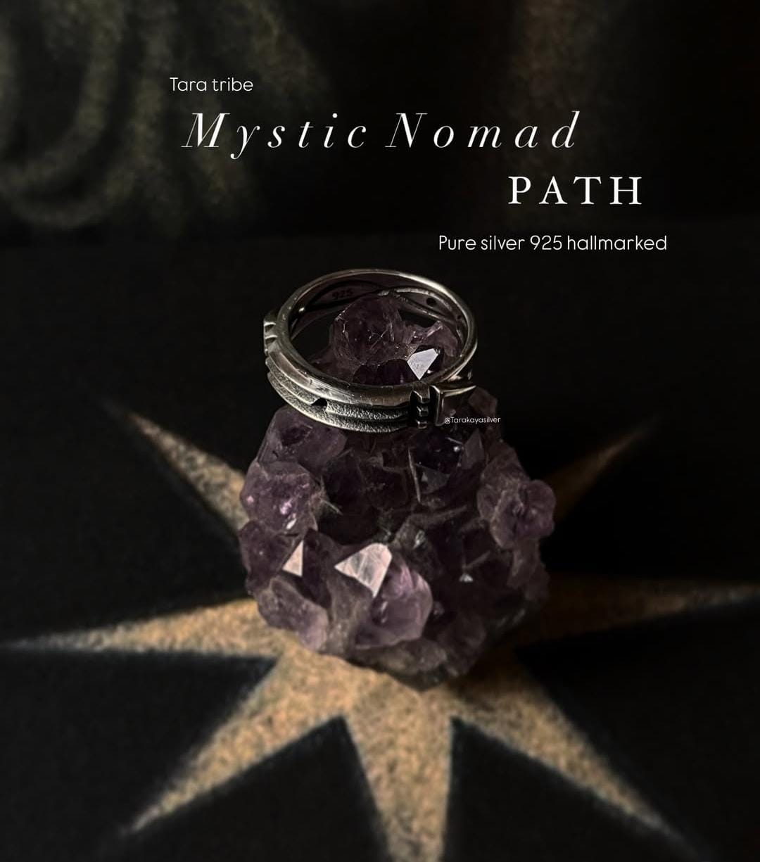 Mystic Nomad Path 925 Silver Ring for Unique Style