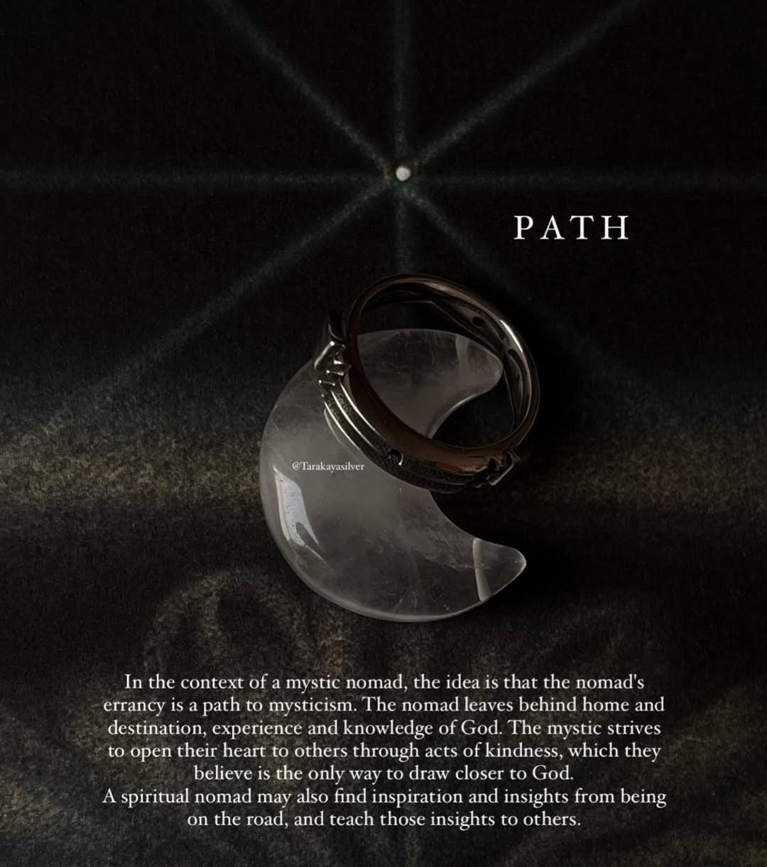 925 Silver Mystic Nomad Path Ring with Intricate Detailing