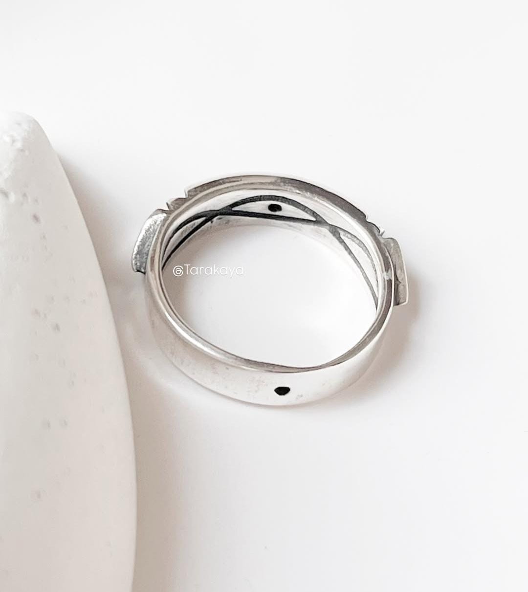 Elegant Mystic Nomad Path 925 Silver Ring for Trendy Fashion