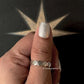 925 Silver Om/Aum Engraved Circle of Life Ring - Perfect for Meditation and Balance