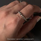 925 Silver Tribal Dots Ring - Bold and Stylish Dot Details