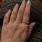 925 Silver Dots of the Tribe Ring - Modern Tribal-Inspired Silver Band