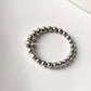 Dots of the Tribe 925 Silver Ring - Bold Tribal-Inspired Dot Design