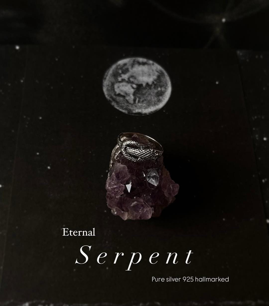Eternal Snake/Serpent Knot 925 Silver Ring - Bold Snake Design Ring
