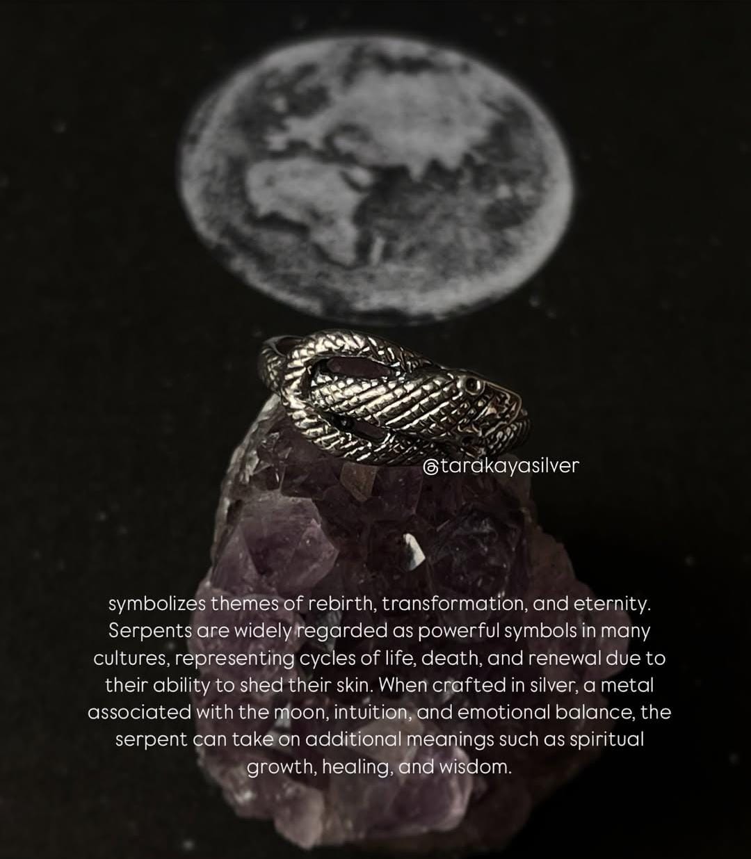 Eternal Snake Knot 925 Silver Ring - Elegant Serpent Motif