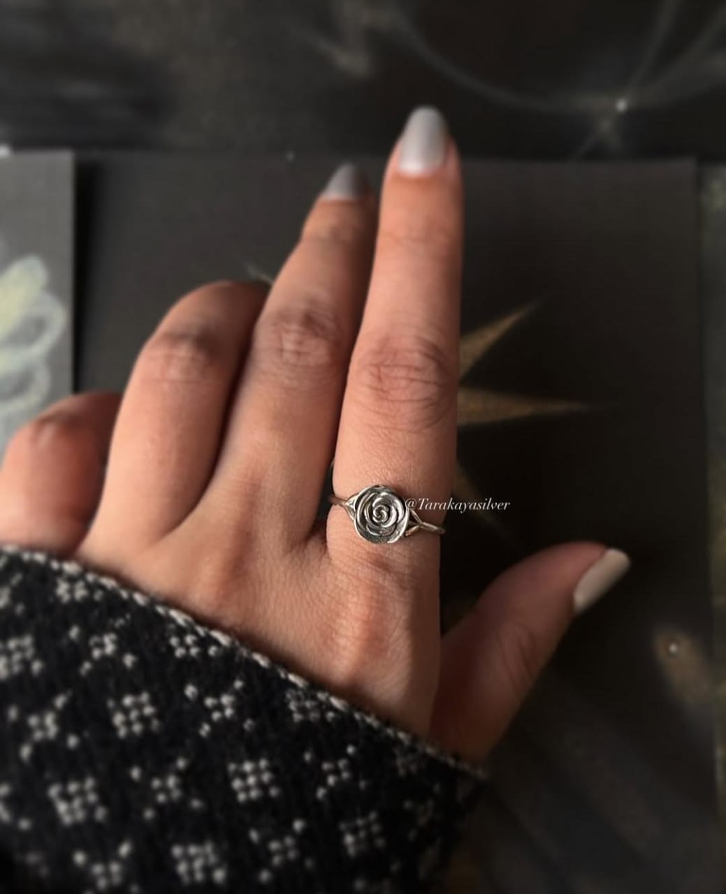 Love Rose Enchantment 925 Silver Ring - Timeless Rose Symbol in Silver