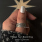 Forest Fern Band 925 Silver Ring - Nature-Inspired Silver Ring