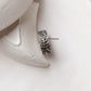 925 Silver Forest Fern Band Ring - Unique and Organic Design