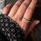 925 Silver 2 in 1 Plain and Rope Stack Band Ring - Stylish and Versatile
