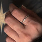 2 in 1 Plain and Rope Stack Band 925 Silver Ring - Modern and Trendy