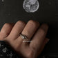 925 Silver Adjustable Sacred Serpent Ring - Unique Snake-Inspired Jewelry