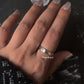 925 Silver Forest Pine Tree Ring - Beautiful Pine Tree Engraving