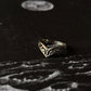 V Chevron Vintage Filigree 925 Silver Ring - Classic and Detailed Filigree