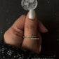 925 Silver Dot Wise Ring - Unique Ring with Circular Dot Patterns