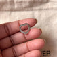 925 Silver Adjustable Ring with White CZ Heart Design