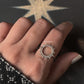 Rawa Sun Mandala 925 Silver Ring for Symbolic and Stylish Jewelry