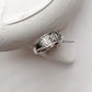925 Silver Ring with Tribal Dawn Engraving for Custom Fashion
