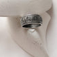 Tribal Relic Band 925 Silver Ring for Unique Style