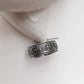 Stylish Tribal Relic 925 Silver Band Ring with Vintage Detailing