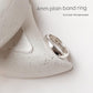 Plain 4MM Band 925 Silver Ring for Men and Women