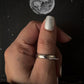 925 Silver 4MM Plain Band Ring for Unisex Fashion