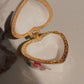 Romantic Vintage Mini Porcelain Heart Box for Storage