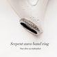 Snake Aura Band 925 Silver Ring for Unique Style