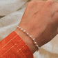Fresh Water Pearl Handcrafted Silver Bracelet for Women
