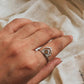 925 sterling silver Tiger's Eye boho ring