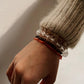 Clear Quartz Diamond Cut 10mm, Citrine 8mm, Tiger Eye 4mm, and Carnelian Rectangle 4mm natural crystal bracelet for happiness